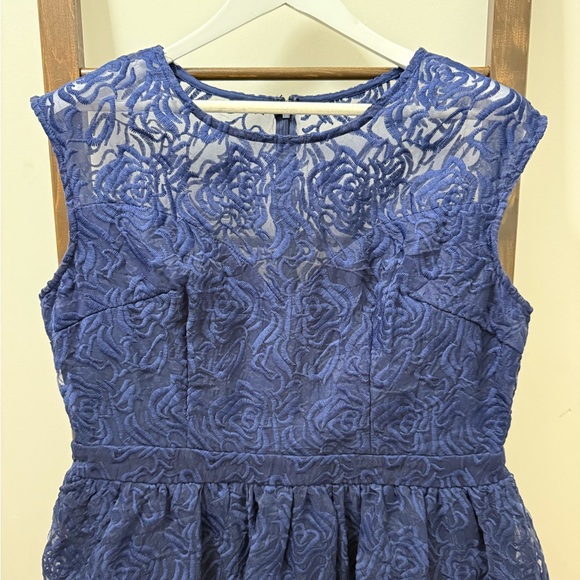 NWT 💡 blue lace dress (updated photos, posting) - Picture 3 of 9